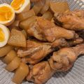 yuntaimama's cooksnap of when they made 簡単✿鶏手羽元と大根＆卵の煮物.