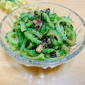 ルパンのかあさん☆彡's cooksnap of when they made やみつき♡ゴーヤの梅塩昆布のサラダ.