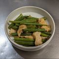 由芽15's cooksnap of when they made インゲンと油揚げの煮物.