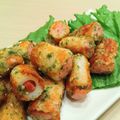 イエローバード's cooksnap of when they made ウインナーin竹輪の揚げない磯辺揚げ。.