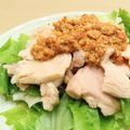 イエローバード's cooksnap of when they made 簡単！つるりん柔らか胸肉の梅ごまソース.