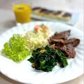かっちゃん杉's cooksnap of when they made 超簡単！ほうれん草のにんにく炒め.