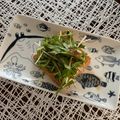 クレイプメートル's cooksnap of when they made 焼き厚揚げの水菜のせ.