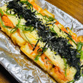 kinniko's cooksnap of when they made 簡単！厚揚げの明太マヨチーズ焼き.