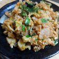 ちくわ君's cooksnap of when they made そば飯じゃないよ♡焼きうどん飯.