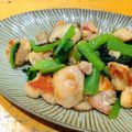 ちーまぐ's cooksnap of when they made 鶏ももと小松菜のにんにく炒め.