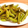 Ktwinkle's cooksnap of when they made スナップエンドウの砂糖醤油炒めおかか和え.