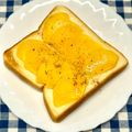 にきけん's cooksnap of when they made とろ～り甘くてジューシー☆　柿トースト❀.