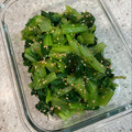 KIKISUKE's cooksnap of when they made *うちの子大好き☆青梗菜のナムル*.