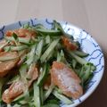 アクセル☆'s cooksnap of when they made リメイク★残った唐揚げで中華サラダ.