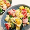 あんまかろん☆'s cooksnap of when they made 半熟卵とブロッコリーのごまマヨサラダ.