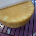 夕暮れコスモス's cooksnap of when they made 完全版　スポンジケーキ　15cm（写真付.
