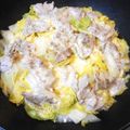 ＠迷子＠'s cooksnap of when they made 節約！鍋ひとつ！豚小間と白菜のチーズ蒸し.