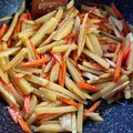 MIZU14's cooksnap of when they made 常備菜にも！人参とじゃがいものきんぴら.