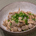Dellaたん's cooksnap of when they made こんにゃくと舞茸のうま煮.