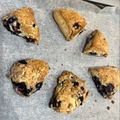 YOU's cooksnap of when they made 簡単HMでブルーベリースコーン。朝食にも.