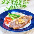 Satoco❋'s cooksnap of when they made うちの牛肉ステーキ.