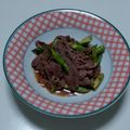 オリオバナ's cooksnap of when they made 牛肉とアスパラガスのオイスターソース炒め.
