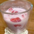 あっちゃんキッチン♪'s cooksnap of when they made 苺にはこれ！練乳、砂糖、ミルクで決まり〜.