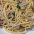まみあい's cooksnap of when they made キノコと豚肉の柚子胡椒パスタ.