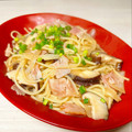 のんべぇヒロ's cooksnap of when they made 麺つゆで簡単！コク旨♡和風スープパスタ.
