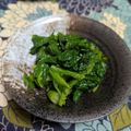 利恵♪'s cooksnap of when they made 菜の花の辛子和え.