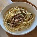 みるく茶's cooksnap of when they made 簡単！納豆スパゲティ.