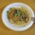 クックHXWYV6☆'s cooksnap of when they made 絶品☆舞茸とベーコンのバター醤油パスタ.