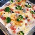 木漏れ日の台所's cooksnap of when they made 冷やご飯で●海苔明太子のクリーミードリア.