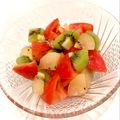 悠LOVE航's cooksnap of when they made 切って和えるだけ！キウイ＆トマトサラダ♪.