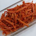 ほのりんママさん's cooksnap of when they made お弁当 常備菜 にんじんのごまきんぴら.