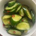 ちゃーりーWKY's cooksnap of when they made さっぱり＊簡単＊きゅうりのポン酢漬け.