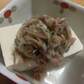 tekkokko☆'s cooksnap of when they made 冷奴ツナみょうが☆簡単おつまみ☆あと1品.