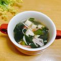 ルパンのかあさん☆彡's cooksnap of when they made わかめと豆腐のおすまし.