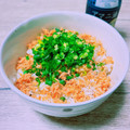 のんべぇヒロ's cooksnap of when they made 鮭フレークにちょこっと七味♪.
