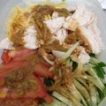 ばたみそーぱん☆'s cooksnap of when they made 冷しゃぶ冷やし中華！ピリ辛ごまだれ.