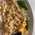 クックKIQBTF☆'s cooksnap of when they made 木綿豆腐で　鶏そぼろ風丼.