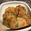 boutismayu's cooksnap of when they made 豚こまと納豆の落とし焼き.