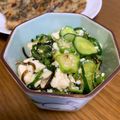 ゆみしゅー's cooksnap of when they made オクラときゅうりの塩昆布ナムル♪♪.