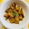 チェックのミニくま's cooksnap of when they made さつま芋と鶏肉の甜麺醤煮.