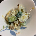 のえもゆ's cooksnap of when they made 胡瓜とちくわとのからしマヨサラダ.