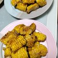 yoshiyurip's cooksnap of when they made フライパンで簡単！とうもろこしの唐揚げ.