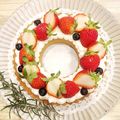 花86's cooksnap of when they made 苺のリースタルト.