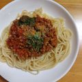 クッキングかぁ♡'s cooksnap of when they made しっかり濃厚味♡絶品ミートソースパスタ♪.