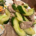 かなあい♡'s cooksnap of when they made ✜豚肉ときゅうりの中華炒め✜.
