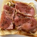 コハダちゃん's cooksnap of when they made オニオンベーコン蜂蜜☆トースト.