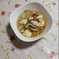 くネコまろす's cooksnap of when they made 豆腐・舞茸・キャベツのシャンタンスープ♬.