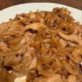 クックU3V1J5☆'s cooksnap of when they made 豚こま肉で☆簡単柔らかい豚のしょうが焼き.