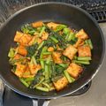 クックUO2ECV☆'s cooksnap of when they made 厚揚げと小松菜の甘辛味噌炒め.