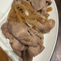 ☆smile　胡桃☆'s cooksnap of when they made 豚ロース薄切り肉でやわらか生姜焼き.
